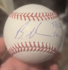 Brandon Graham Signed MLB Baseball Beckett Philadelphia Eagles 2 Inscriptions