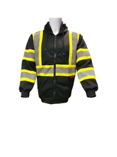 FX Black Hi-Viz Hooded Sweatshirt