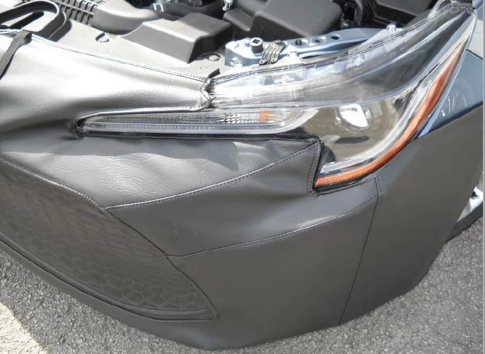 Lebra 前端面罩保护套 胸罩 适合 2020 - 2025 丰田 COROLLA L 、LE 、XLE SEDAN — 第 3/4 张图片