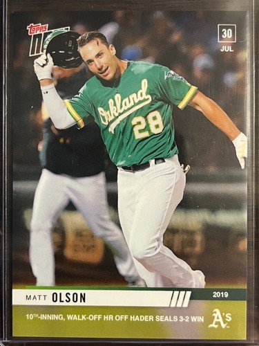 2019 Topps Now 604 Matt Olson