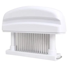 TECHTONGDA  48-Needle Stainless Steel Blade Meat Tenderizer Meat&Poultry Tool