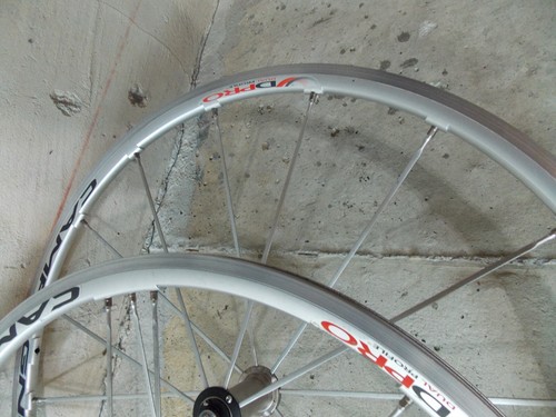 Ruote da strada Campagnolo Eurus G3 bianche Campy - Foto 4 di 13
