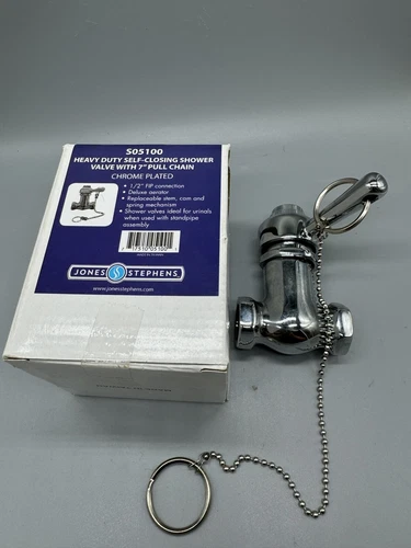 John Stephens Corp. Shower Valve W/Pull Chain S05-100 Heavy Duty, Self Closing. - Picture 2 of 4