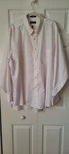 men's dress shirt Chaps 34/35 18-18.5 long-sleeve button-down white