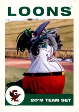 2019 Great Lakes Loons Choice #1 Lou E. Loon MASCOT - NM Baseball Card