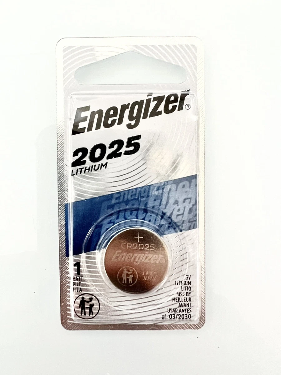 Energizer 2025 Batteries, 3V Lithium Coin CR2025