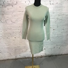 Alice + Olivia Dress Womens Medium M Estelle Fitted Mini Dress Bodycon Green 54