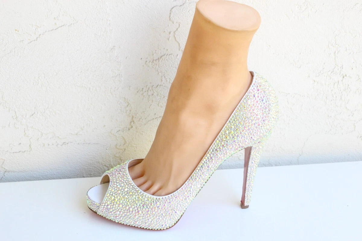 Christian louboutin swarovski hotsell crystal heels price