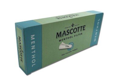 MASCOTTE MENTHOL Filter Tubes 5 Boxes of 100 Premium Quality 500 total
