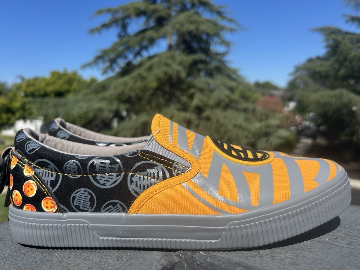 Men's Dragon 🐉 Ball Z Goku Slip On Shoes | eBay