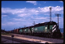 Original Rail Slide - BN Burlington Northern 3036+ La Crosse WI 7-10-1985