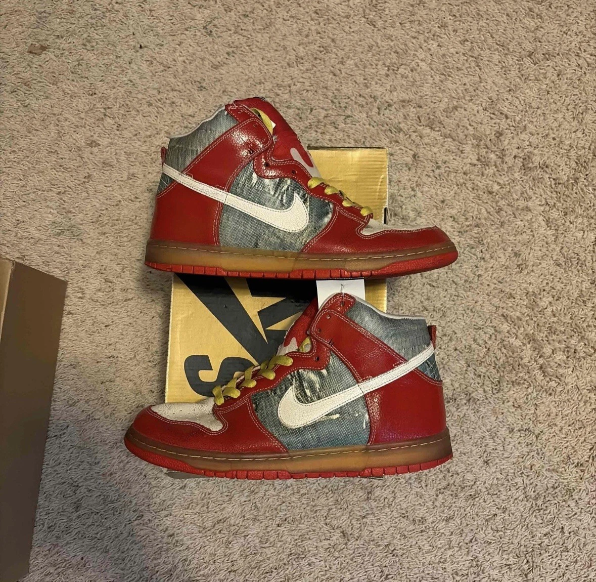 Preços baixos em Nike Dunk Premium SB High Red | eBay