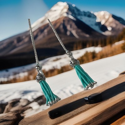 Brighton BOHO ROOT LARIAT Necklace Turquoise Bead NWT List $88  Rare Find!