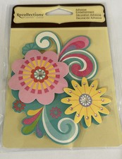 NEW Recollections FLOWERS FLOURISH Dimensional Sticker