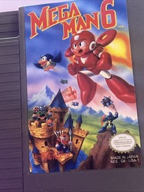 Mega Man 6 Nintendo Nes Game, Tested Works
