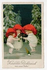 Artist Postcard Mushroom Children Marie Flatscher 1926