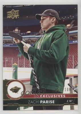 2017-18 Upper Deck Exclusives 61/100 Zach Parise #99 1q2
