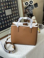 ToryBurch Blake Small Tote #170470 OUTLET $350 CORTADO Pebbled Leather