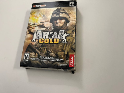 ArmA: Gold (PC, 2008)   **Includes Game Disk and Manual only **     *New*