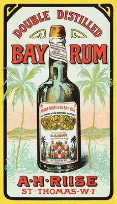 Vintage Bay Rum Advertisement Art Print