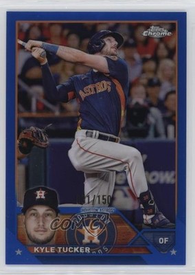 2023 Topps Chrome Blue Refractor 131/150 Kyle Tucker #6 19n6