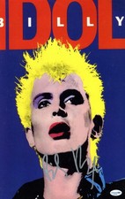 Billy Idol Autographed Signed 12x18 Photo Rebel Yell ACOA #3