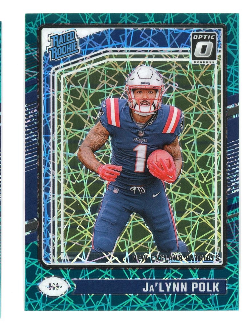 2024 Donruss Optic Teal Velocity Ja'Lynn Polk #240 Rookie RC