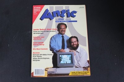 Antic Magazine March 1987 Atari Resource Computer Gaming ST Programs Gaming