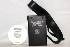 Quantum Turbo Battery Pack with shoulder strap  User Manual on cd pdf 