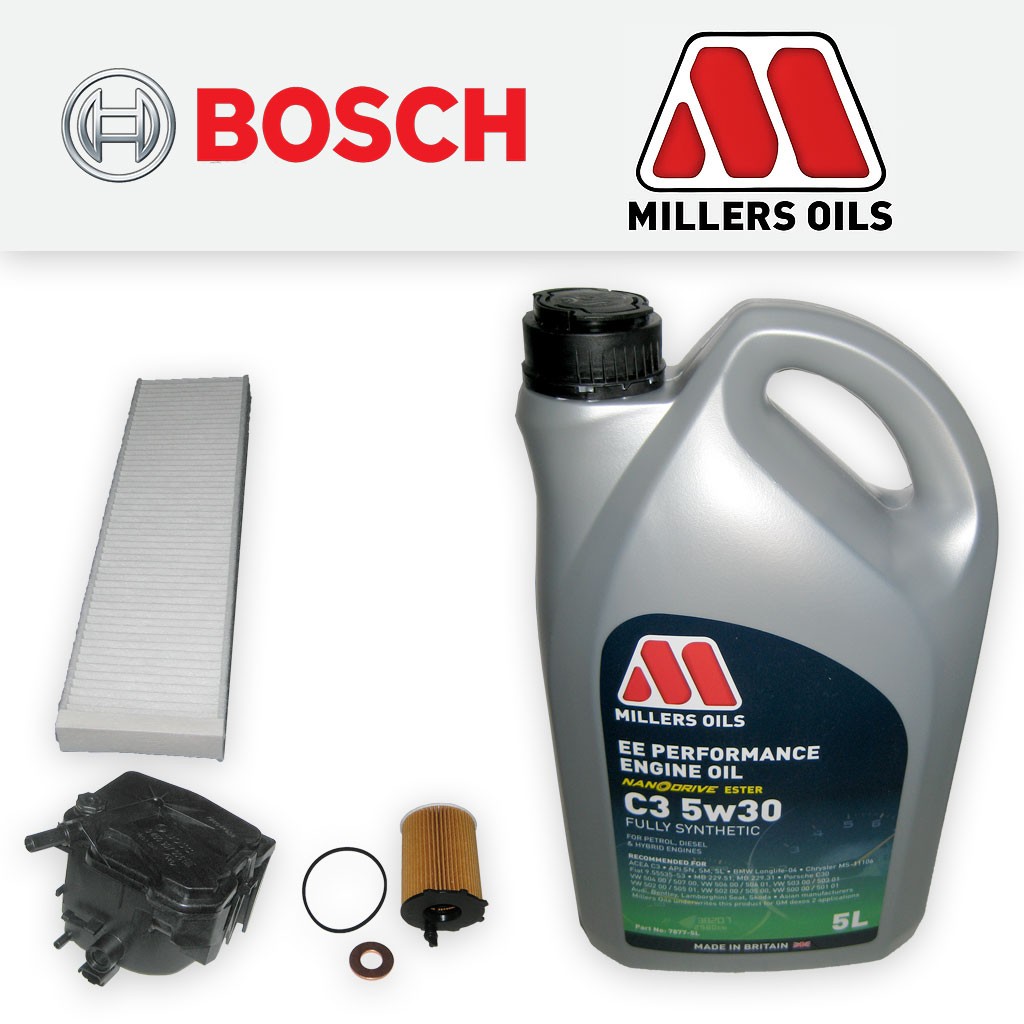 SERVICE KIT MINI ONE CLUBMAN COOPER D R55 R56 OIL FUEL CABIN FILTER +EE NANO OIL
