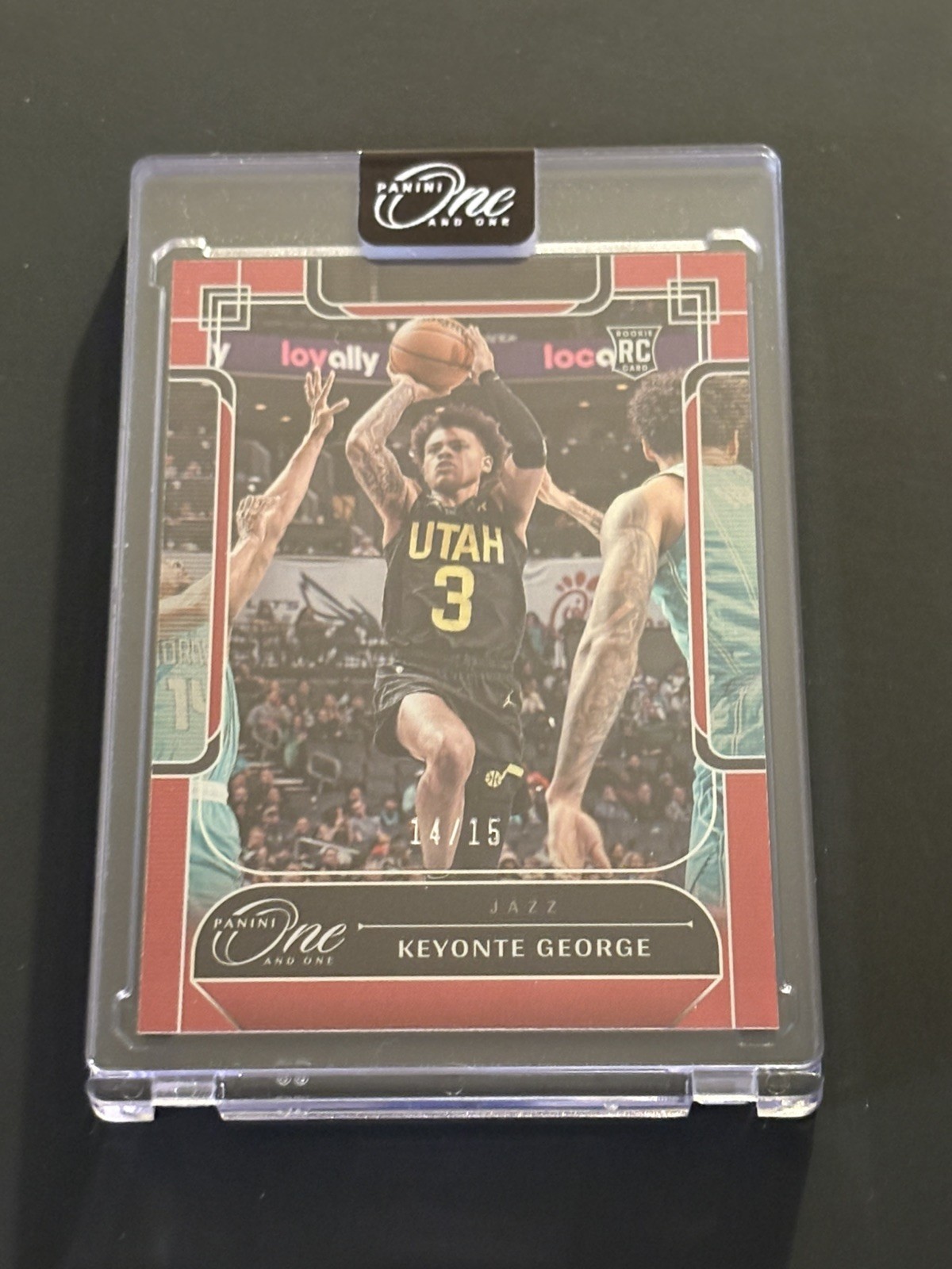 2023-24 Panini One And One Keyonte George #124 Rookie RC Red /15