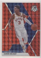 2019-20 Panini Mosaic Red Prizm Aaron Holiday #7 0x1