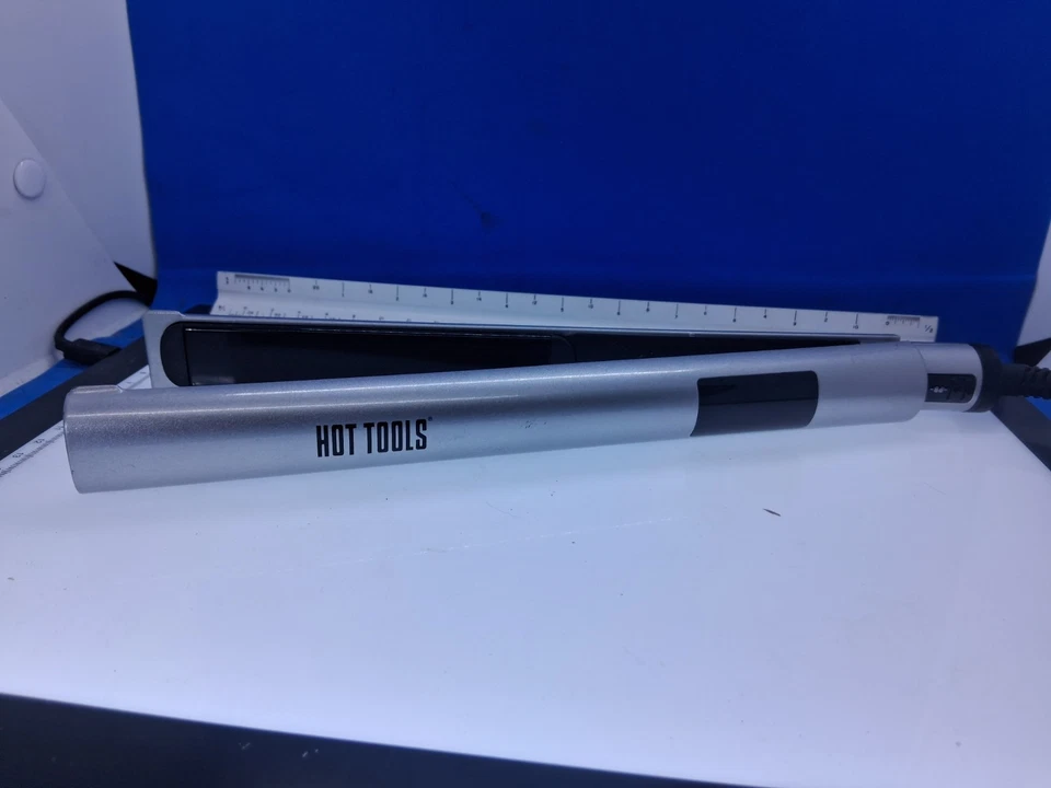 Alisador de ferro Hot Tools Pro Signature cabelo liso prata B - Imagem 2 de 4