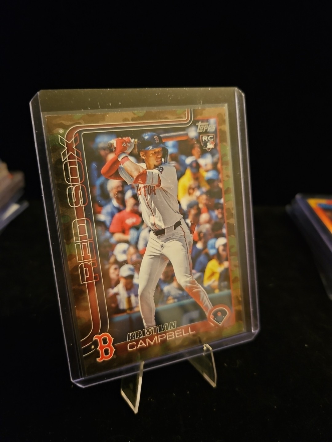 2025 Topps Update Series Kristian Campbell #US1 Memorial Day Camo 02/25 Red Sox