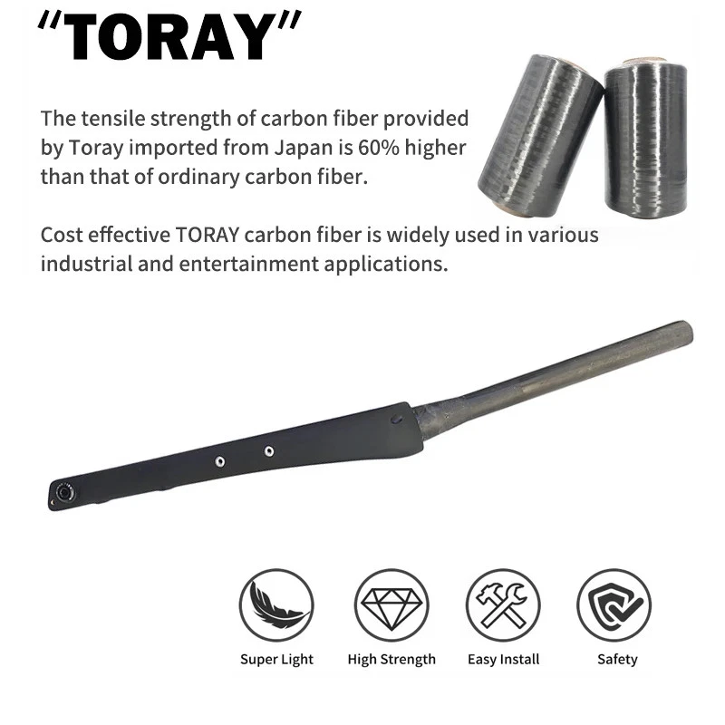 Horquilla Gravel Carbono Cónico Bicicleta Horquilla Delantera 700C x 45C Eje Pasante 12x100mm Foto 2 de 4