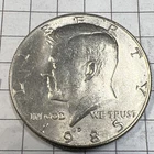 1985   D Kennedy Half Dollar - Free Shipping