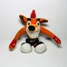 1998 Resaurus - Crash Bandicoot - Bean Bag Plush Soft Toy 8" PS1 Retro Vintage