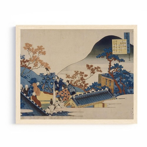 Hokusai 8x10 Premium Print - Traditional Woodblock Aesthetic