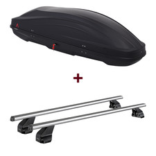 Dachbox G3 Spark 420 + Dachträger Menabo Omega Alu für BMW 4er Gran Coupe F36