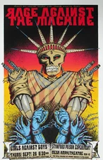 Rage Against the Machine, concert poster 13"x19"FREE DOMESTC SHIPPING(5521) 