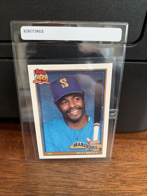 1991 Topps Ken Griffey Baseball Card #465 Nm-Mint FREE SHIPPING | eBay