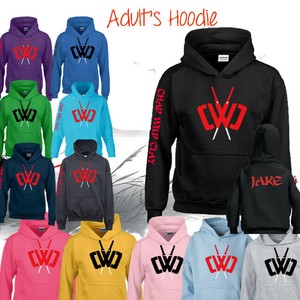 diffused blue hoodie