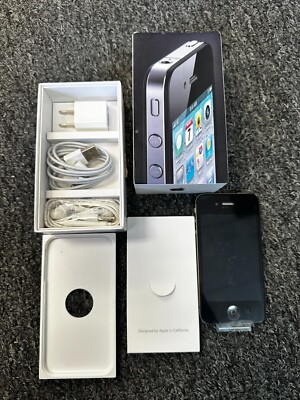 Open Box Apple iPhone 4 - 32GB - A1349 - Black - Verizon | eBay