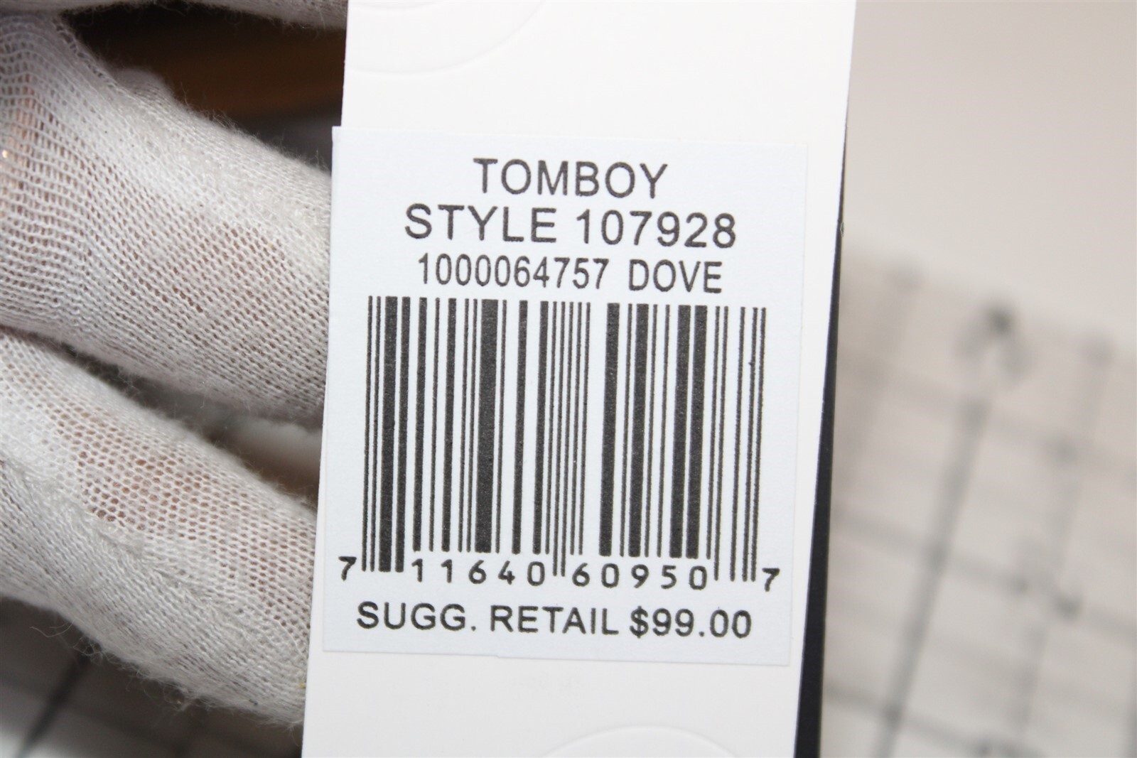 The Sak Collective Dove Grey Leather Tomboy NEW Clutch Crossbody Bag