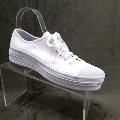 keds triple kick canvas platform sneakers