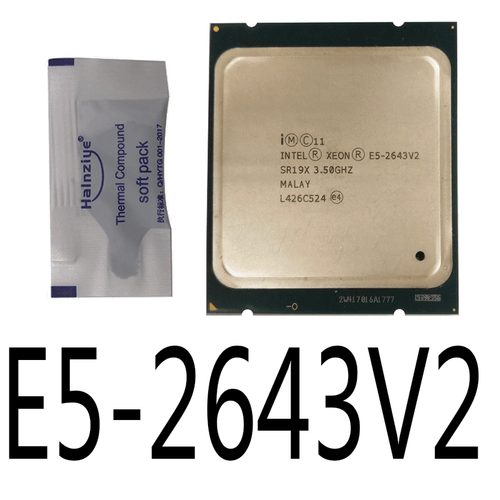 intel Xeon E5-2643 E5-2643 V2 E5-2648L E5-2650 E5-2650L V2 CPU Processor - Picture 3 of 6