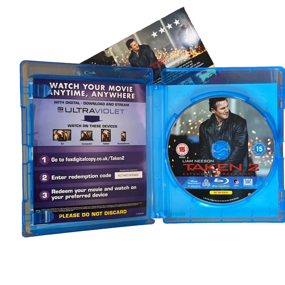 Taken 2 Extended harder cut Blu Ray - Image 3 of 3