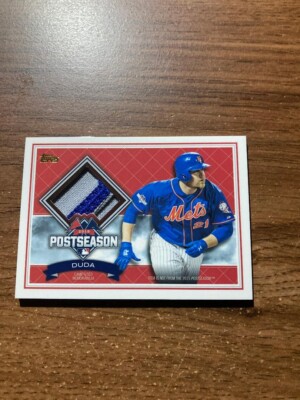 2016 Topps Postseason Performance Relics #PPRLD Lucas Duda Mets (26/100)