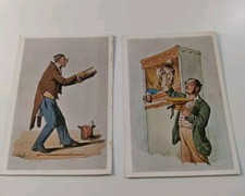 Cartoline Cantastorie e Guarattelle Marionette Mestieri Napoletani Museo Napoli