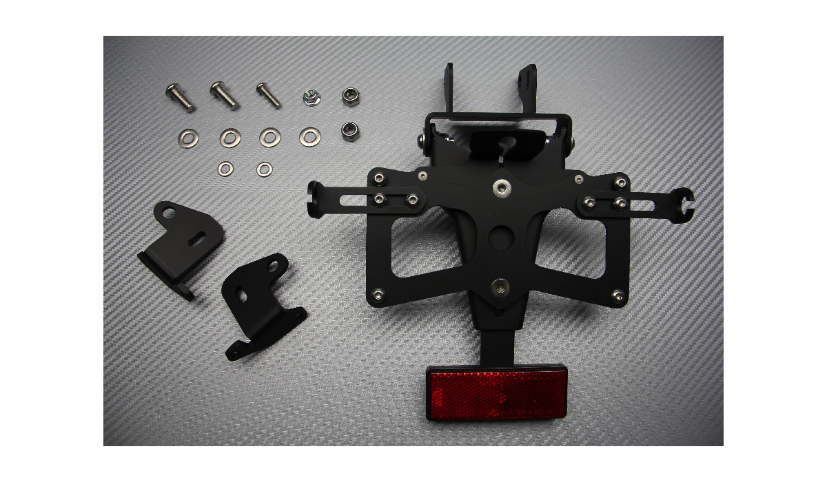 Support de plaque CNC anti-vibrations pour corriger l'arrière de la Ninja 300